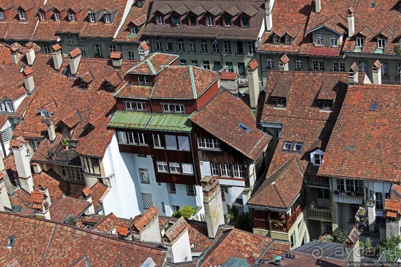 Мне сверху видно все... Красные крыши Старого Берна