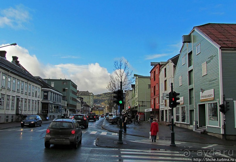 Нас встречает город Тронхейм