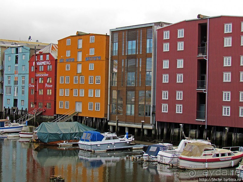 Нас встречает город Тронхейм