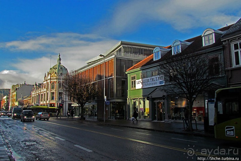 Нас встречает город Тронхейм