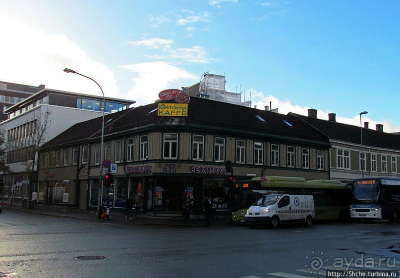 Нас встречает город Тронхейм