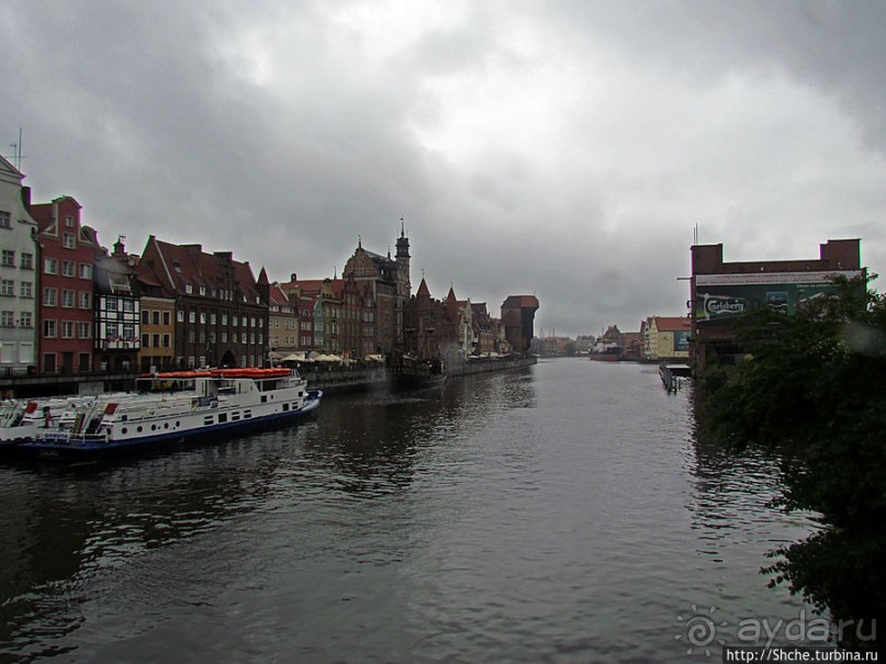 Знакомство с Гданьском. Вечер и такой не летний дождь в июне