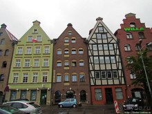 Знакомство с Гданьском. Вечер и такой не летний дождь в июне