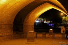 Мост 33-х арок в Исфахане, вечернее знакомство