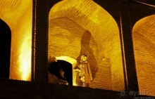 Мост 33-х арок в Исфахане, вечернее знакомство