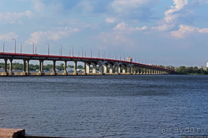 Набережная города Днепра — самая длинная набережная в Европе