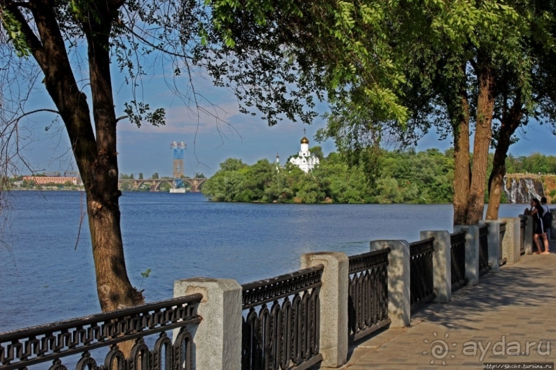 Набережная города Днепра — самая длинная набережная в Европе