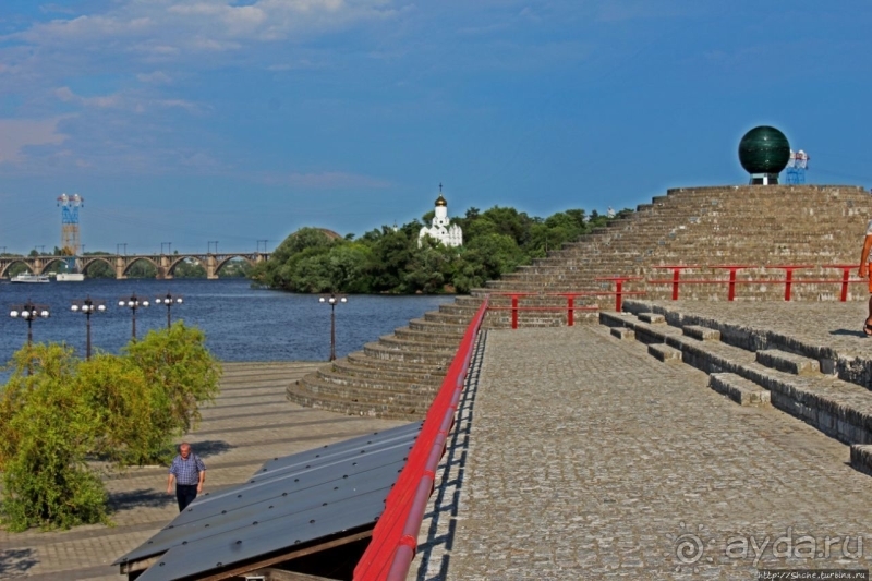 Набережная города Днепра — самая длинная набережная в Европе
