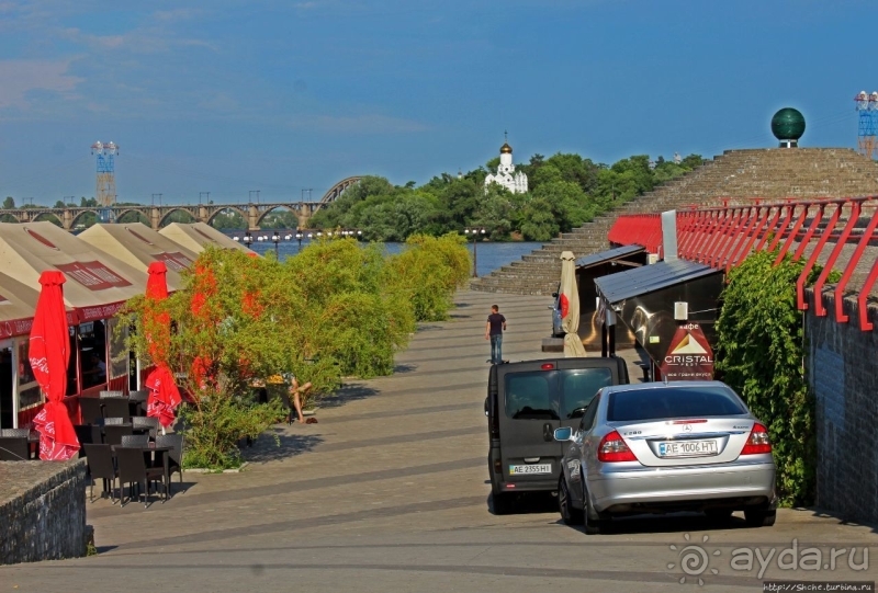 Набережная города Днепра — самая длинная набережная в Европе