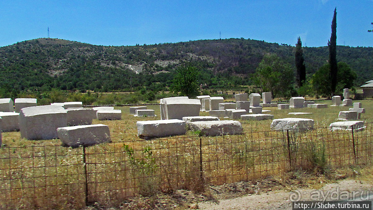 Некрополь средневековой боснийской церкви в Радимле