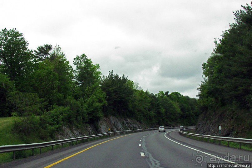 На авто по штату Нью-Йорк