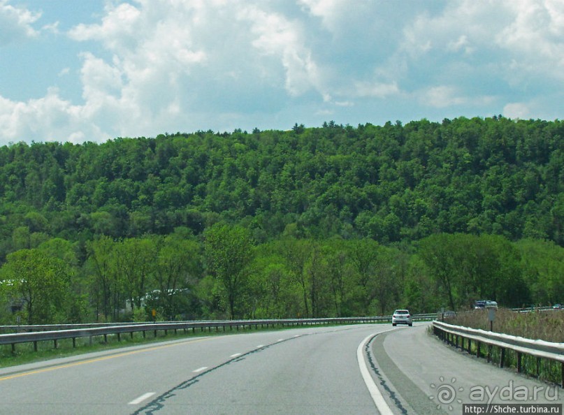 На авто по штату Нью-Йорк