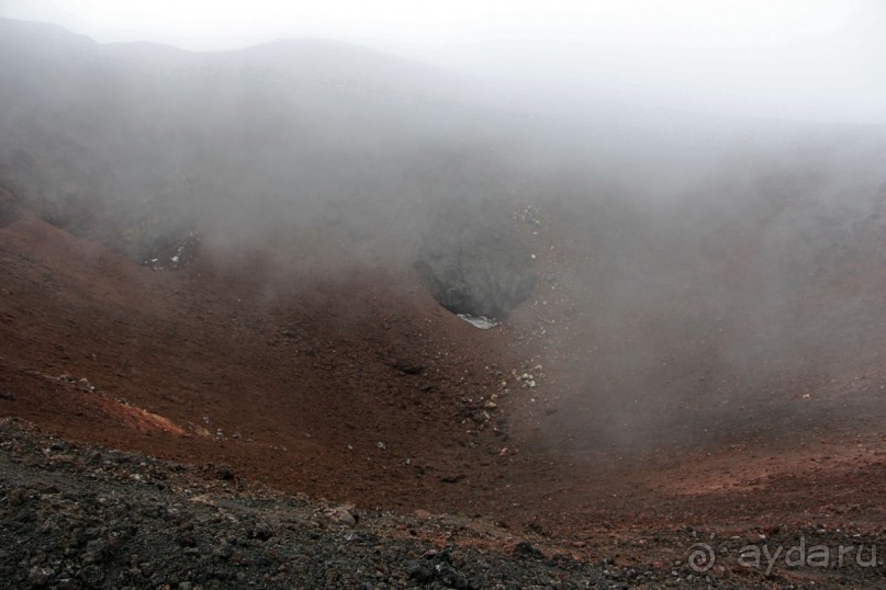 Этна. Прогулка по "живой" лаве... Кратер Laghetto
