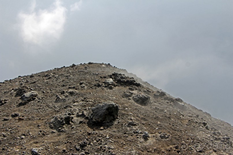 Этна. Прогулка по "живой" лаве... Кратер Laghetto