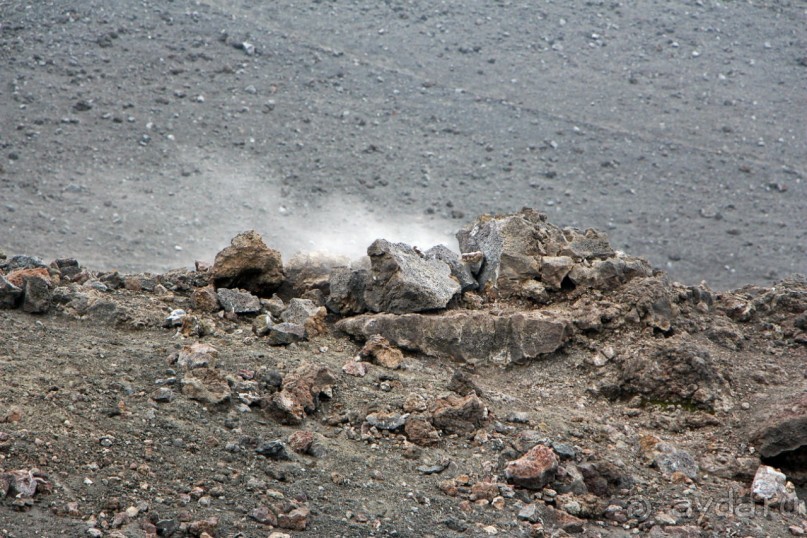 Этна. Прогулка по "живой" лаве... Кратер Laghetto