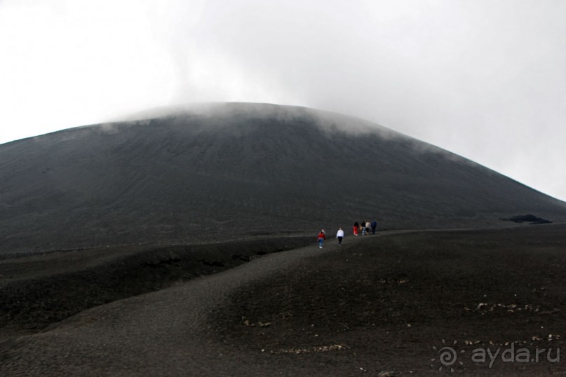 Этна. Прогулка по "живой" лаве... Кратер Laghetto