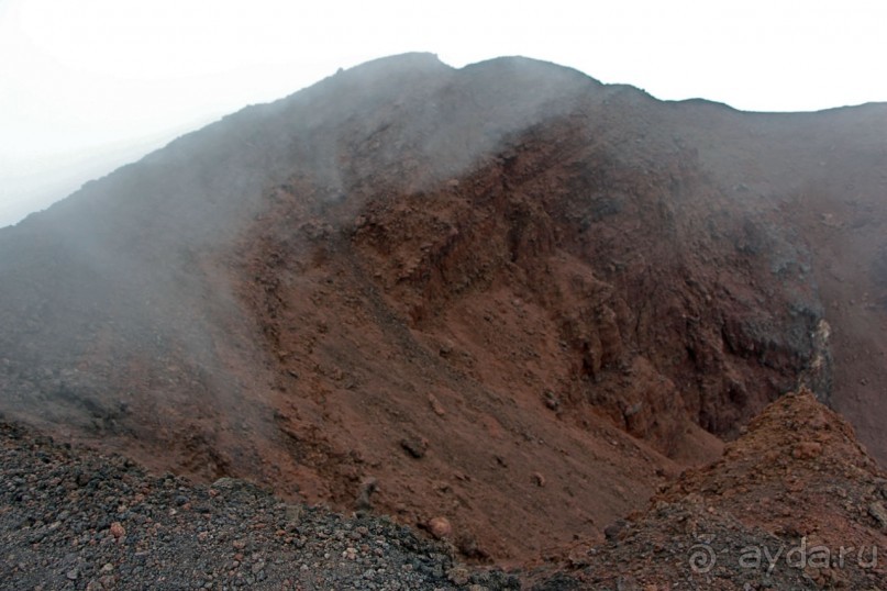 Этна. Прогулка по "живой" лаве... Кратер Laghetto