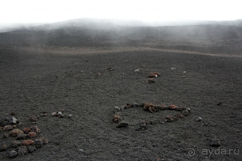 Этна. Прогулка по "живой" лаве... Кратер Laghetto