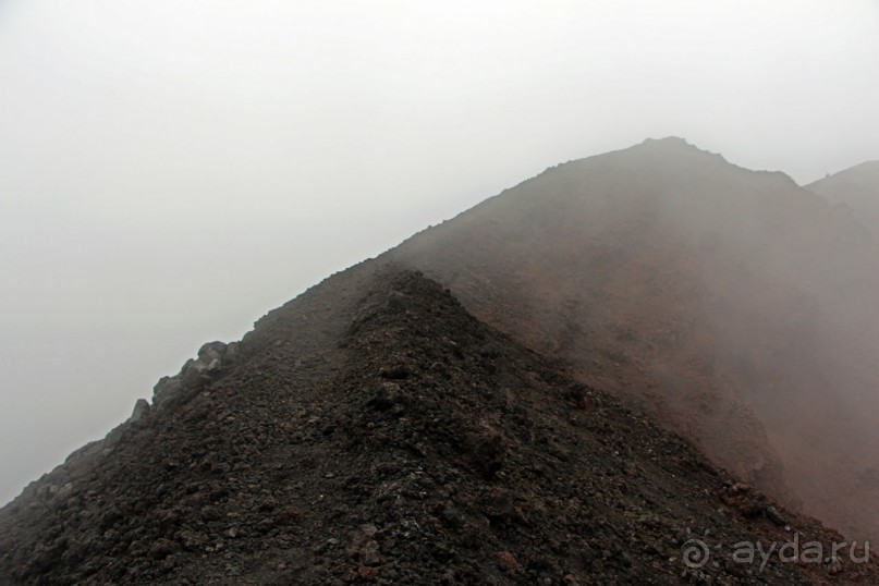 Этна. Прогулка по "живой" лаве... Кратер Laghetto