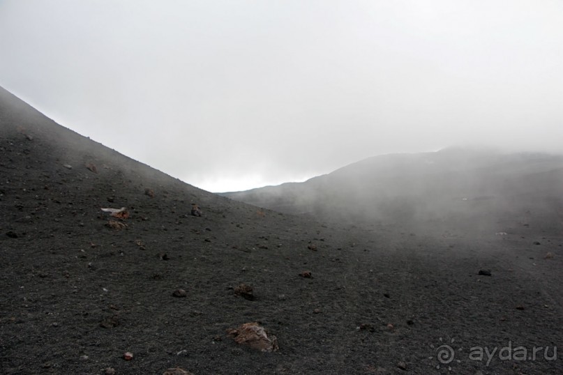 Этна. Прогулка по "живой" лаве... Кратер Laghetto