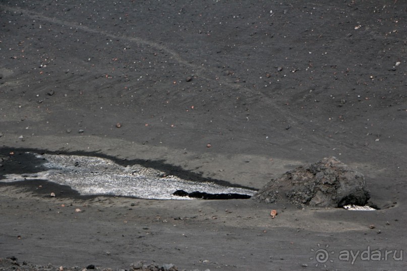 Этна. Прогулка по "живой" лаве... Кратер Laghetto