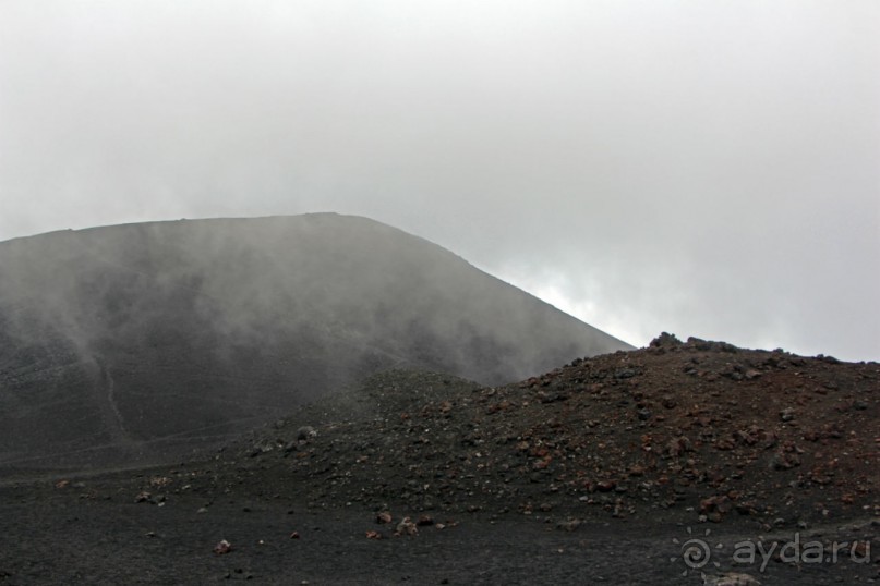 Этна. Прогулка по "живой" лаве... Кратер Laghetto