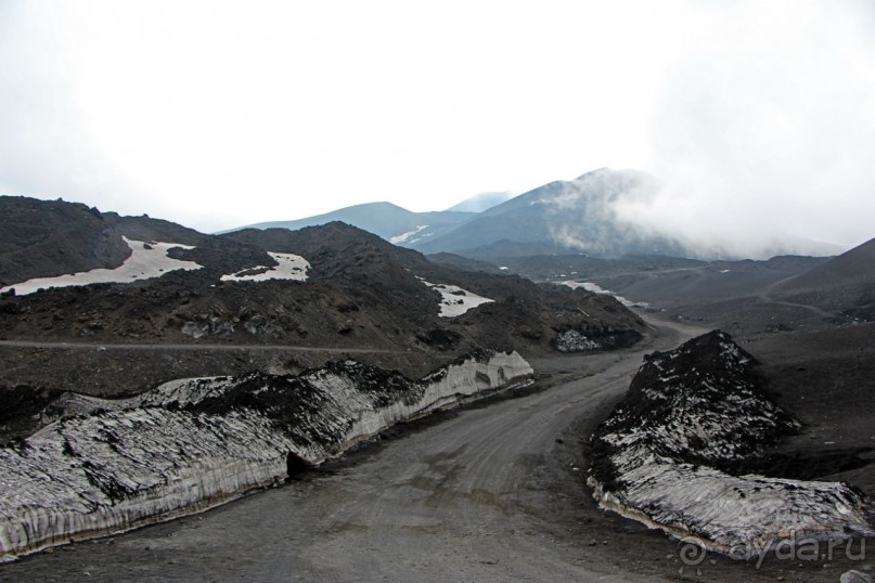 Этна. Прогулка по "живой" лаве... Кратер Laghetto