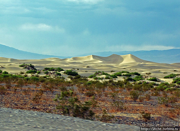 Долина Смерти. Выезжаем по "северному пути". (Hwy 190)