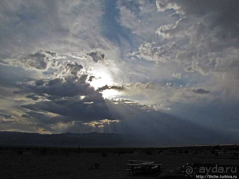 Долина Смерти. Выезжаем по "северному пути". (Hwy 190)