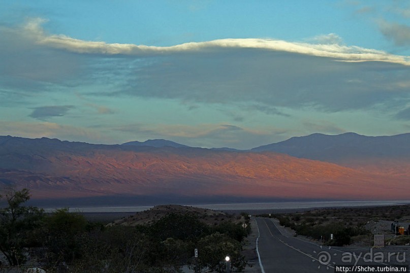 Долина Смерти. Выезжаем по "северному пути". (Hwy 190)