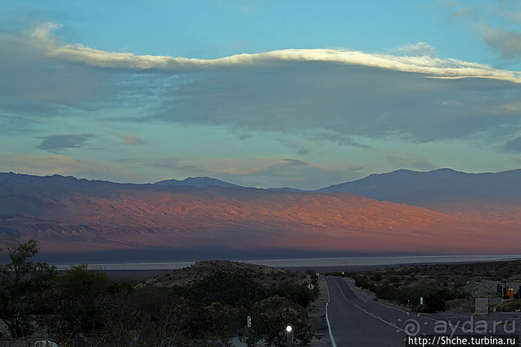 Долина Смерти. Выезжаем по "северному пути". (Hwy 190)