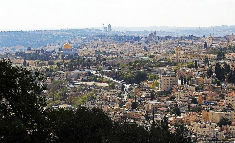 Виды на Старый Иерусалим с горы Скопус