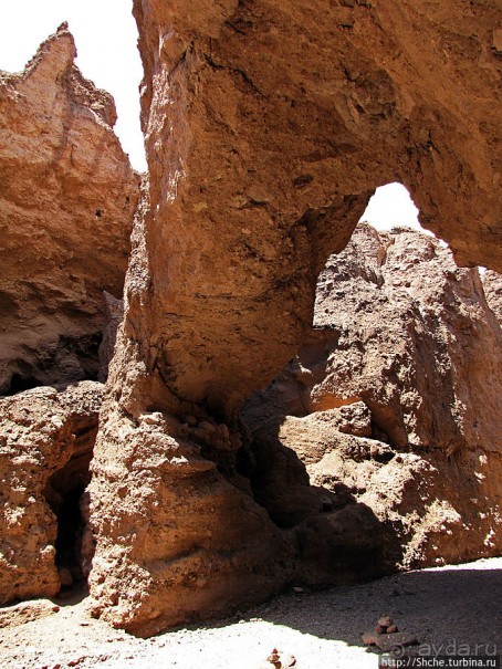 Долина Смерти. Natural Bridge Canyon — русло древней реки