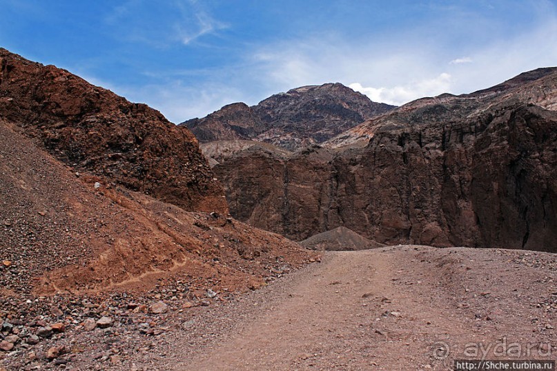 Долина Смерти. Natural Bridge Canyon — русло древней реки