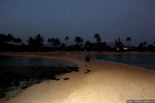 Над Лихуе опустились сумерки. Конец "трудового" дня на Кауаи