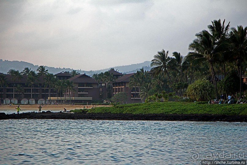 Над Лихуе опустились сумерки. Конец "трудового" дня на Кауаи