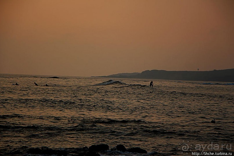 Над Лихуе опустились сумерки. Конец "трудового" дня на Кауаи