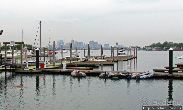 Городок Winthrop — обратная сторона Бостонской гавани