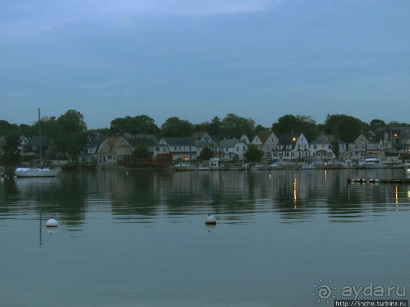Городок Winthrop — обратная сторона Бостонской гавани