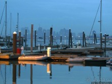 Городок Winthrop — обратная сторона Бостонской гавани