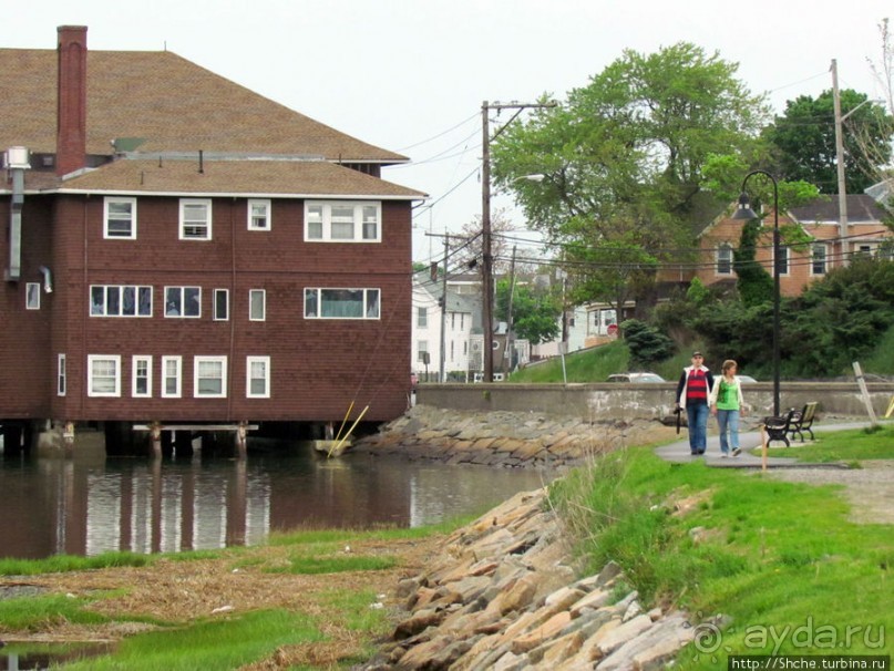 Городок Winthrop — обратная сторона Бостонской гавани