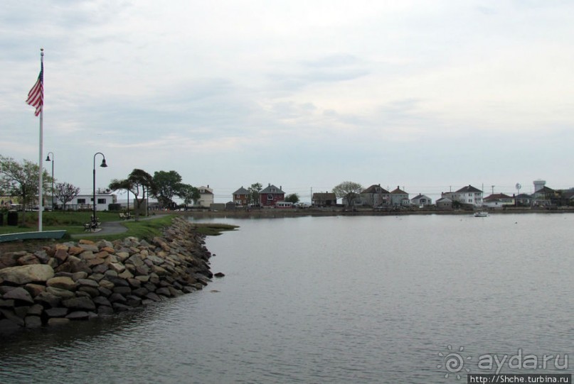 Городок Winthrop — обратная сторона Бостонской гавани