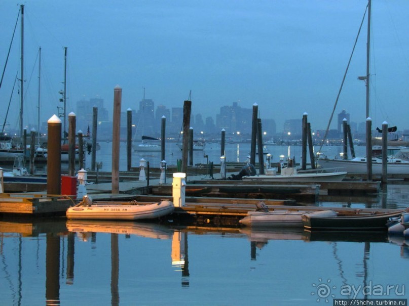 Городок Winthrop — обратная сторона Бостонской гавани