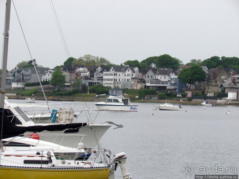 Городок Winthrop — обратная сторона Бостонской гавани