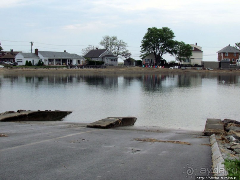 Городок Winthrop — обратная сторона Бостонской гавани