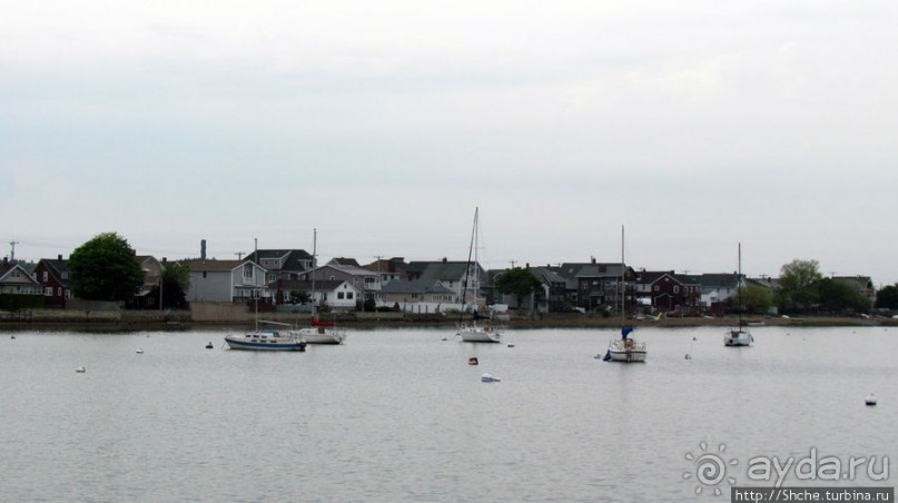 Городок Winthrop — обратная сторона Бостонской гавани