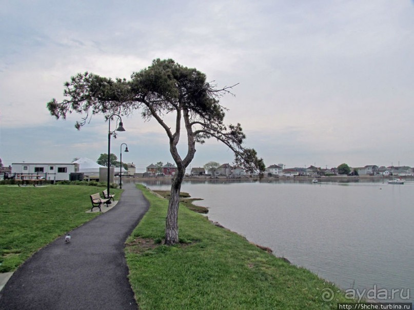 Городок Winthrop — обратная сторона Бостонской гавани