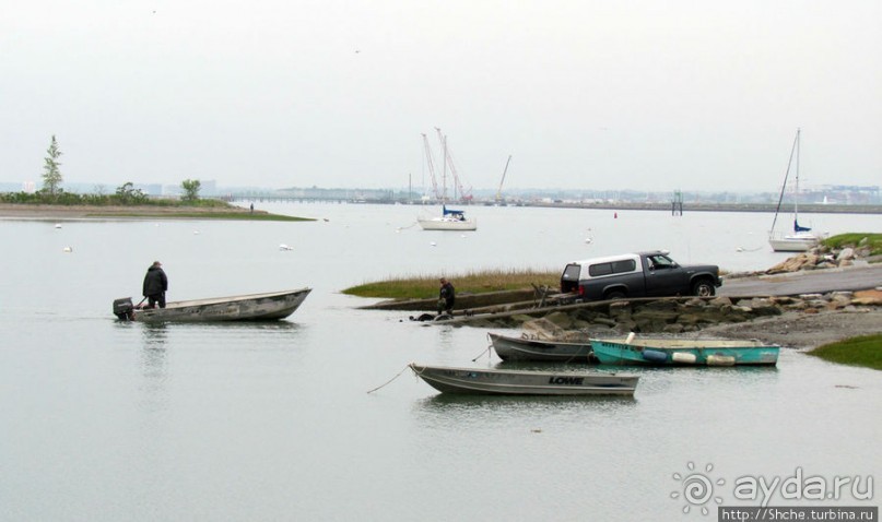 Городок Winthrop — обратная сторона Бостонской гавани