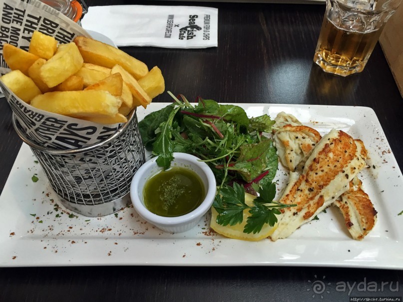 Раскрученное кафе, специализирующееся на фиш-н-чипс