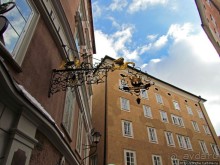 Три уровня центра Зальцбурга. Уровень 1 - улицы и площади